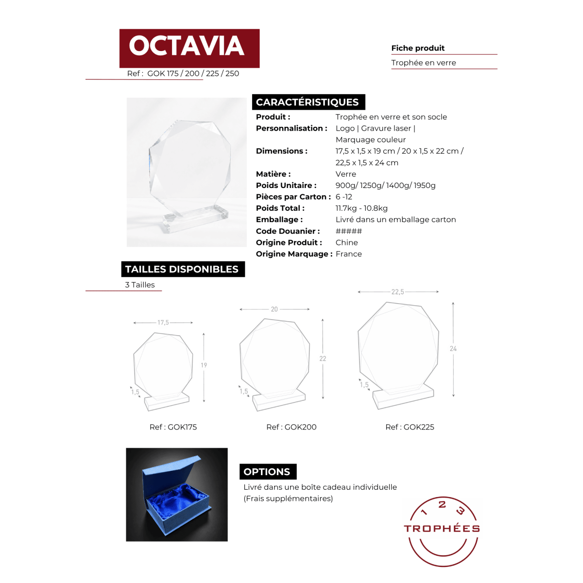 OCTAVIA fiche produit