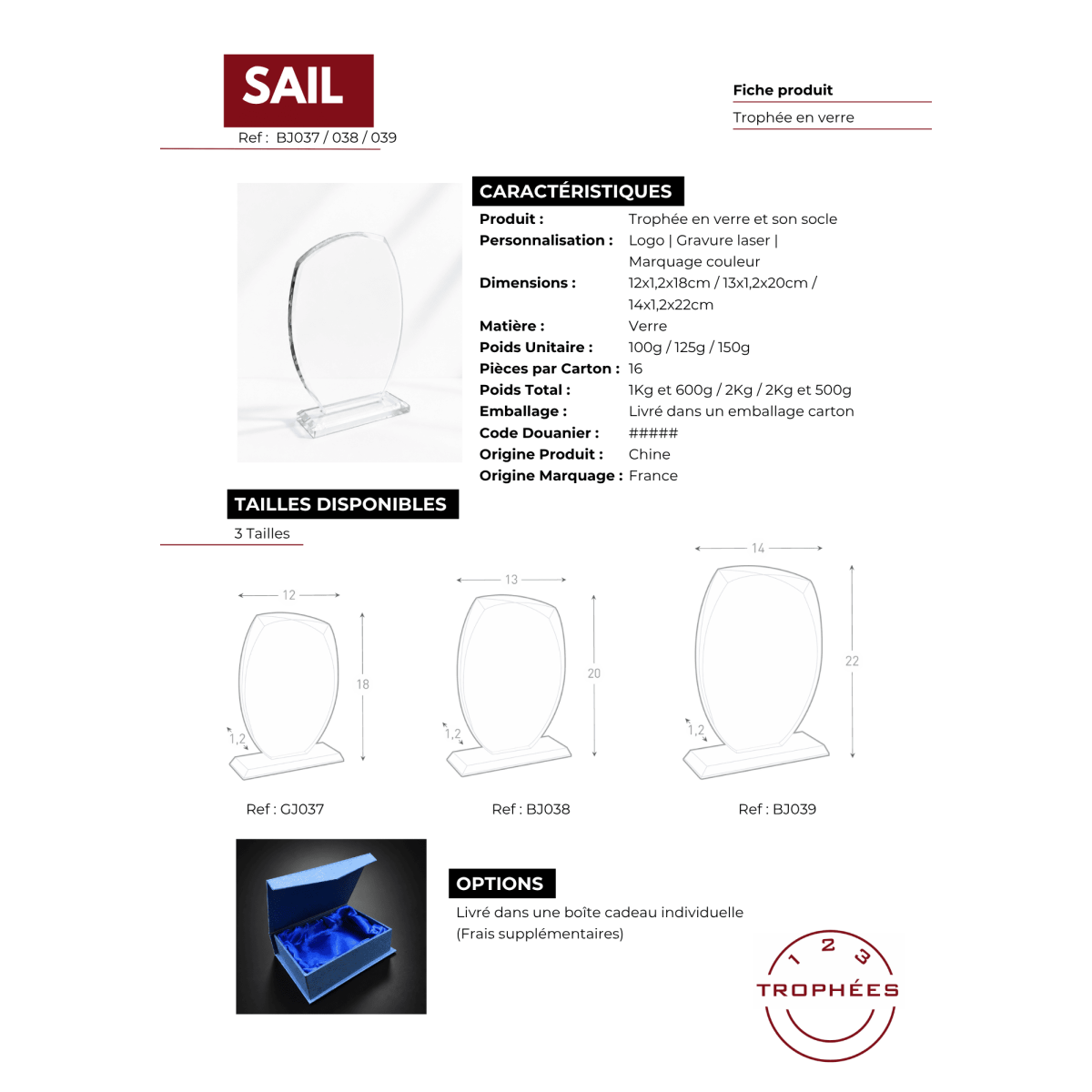 SAIL fiche produit