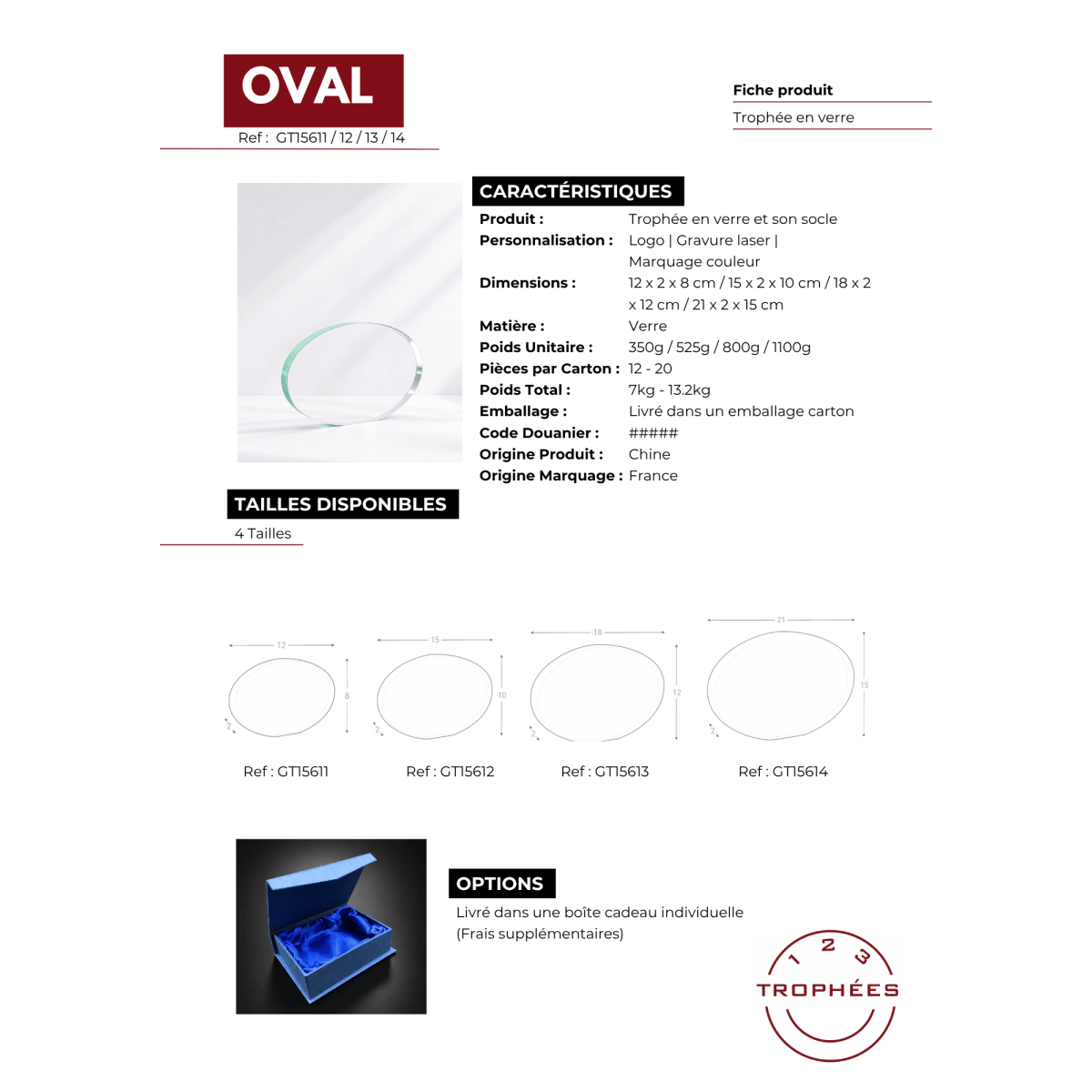 OVAL fiche produit