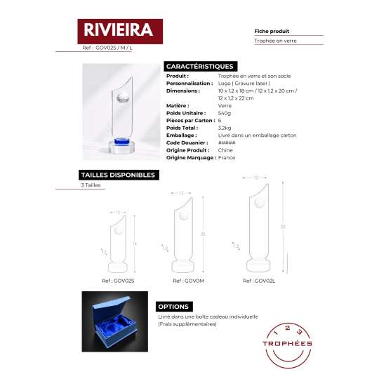 RIVIEIRA fiche produit