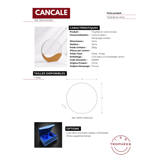 CANCALE fiche produit