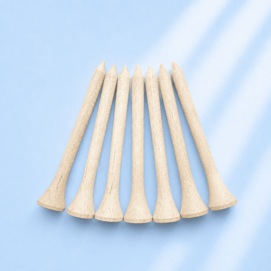 Tees en bois naturel