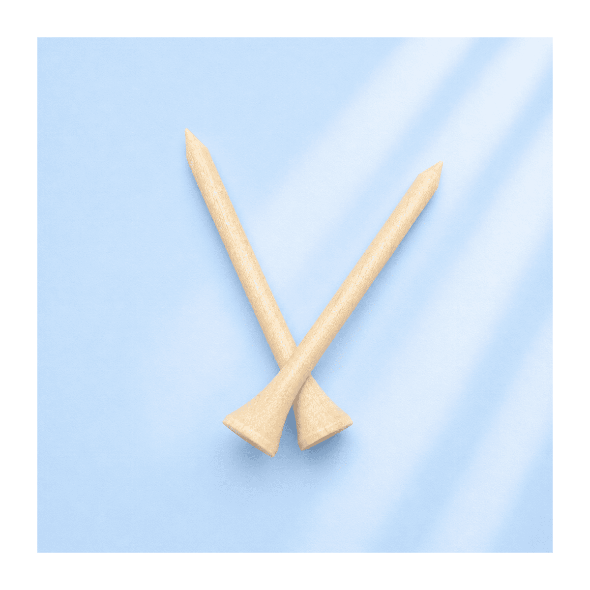 Tees en bois naturel