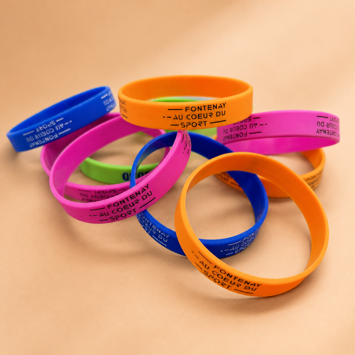 Bracelets en caoutchouc