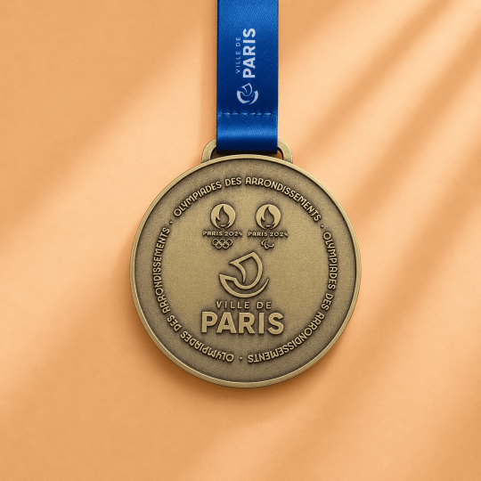 Médailles Olympiades des Arrondissements - Mairie de Paris