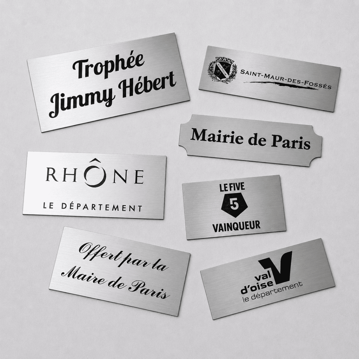 Plaque gravée